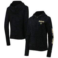New Orleans Saints Women's Reverse Space-Dye Full-Zip Hoodie | NFL Online