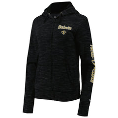New Orleans Saints Women's Reverse Space-Dye Full-Zip Hoodie | NFL Online