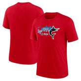 Miami Marlins Nike City Connect Tri-Blend T-Shirt - MLB T-shirts