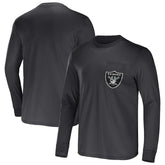 Las Vegas Raiders NFL x Darius Rucker Collection Team Long Sleeve Pocket T-Shirt | NFL New