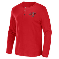Tampa Bay Buccaneers NFL x Darius Rucker Collection Slub Jersey Henley Long Sleeve T-Shirt | NFL Online