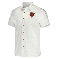Chicago Bears NFL x Darius Rucker Collection Woven Button-Up T-Shirt | NFL Hot