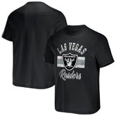 Las Vegas Raiders NFL x Darius Rucker Collection Stripe T-Shirt | NFL Outlet