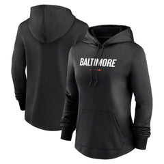 Baltimore Orioles Nike Women's City Connect Pregame Performance Pullover Hoodie - MLB Hoodies