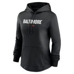 Baltimore Orioles Nike Women's City Connect Pregame Performance Pullover Hoodie - MLB Hoodies