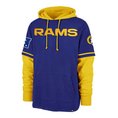 Los Angeles Rams '47 Shortstop Pullover Hoodie | NFL Online