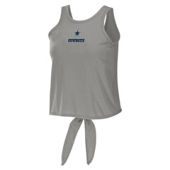 Dallas Cowboys WEAR by Erin Andrews Women's Open Back Twist Tie Tank Top | NFL Online