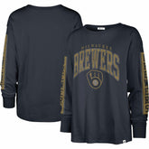 Milwaukee Brewers '47 Women's Statement Long Sleeve T-Shirt - MLB T-shirts
