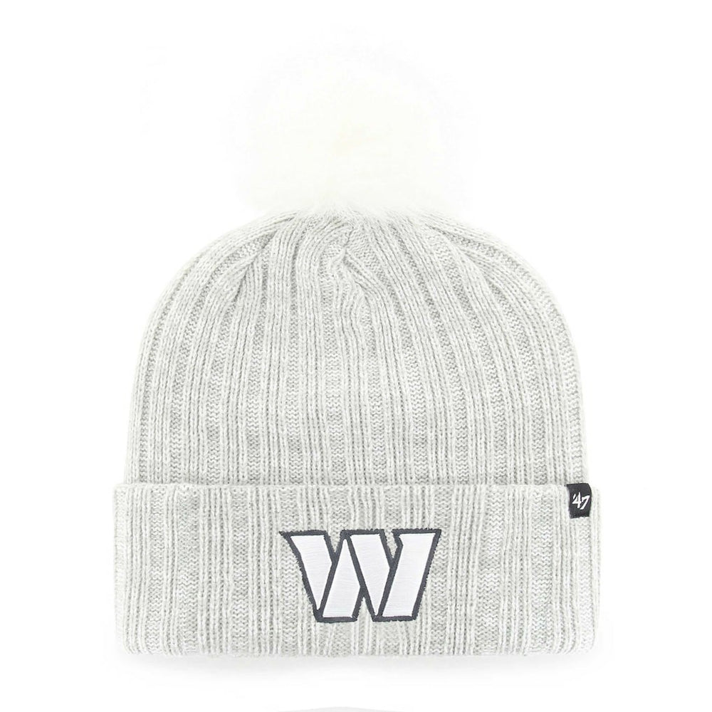Washington Commanders '47 Women's Koda Cuffed Knit Hat with Pom | NFL Online