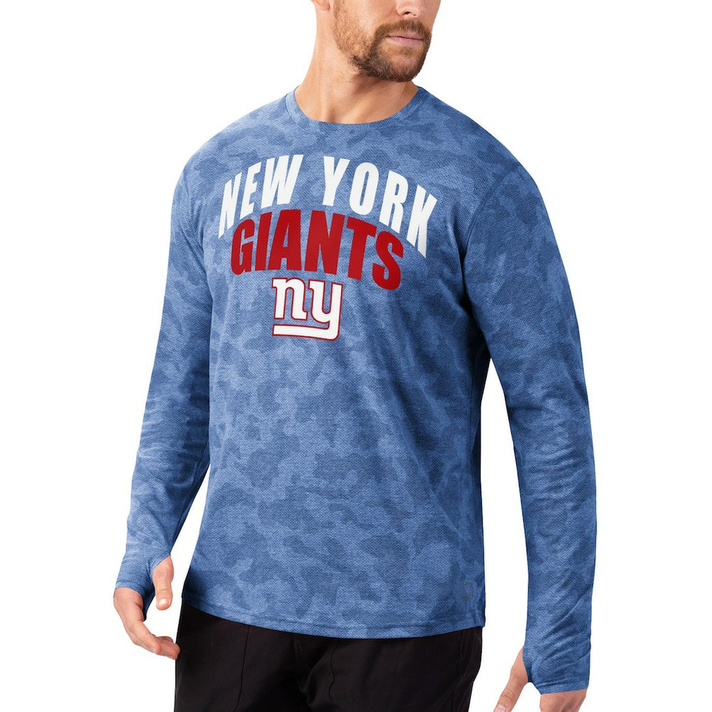 New York Giants MSX by Michael Strahan Performance Camo Long Sleeve T-Shirt | NFL US