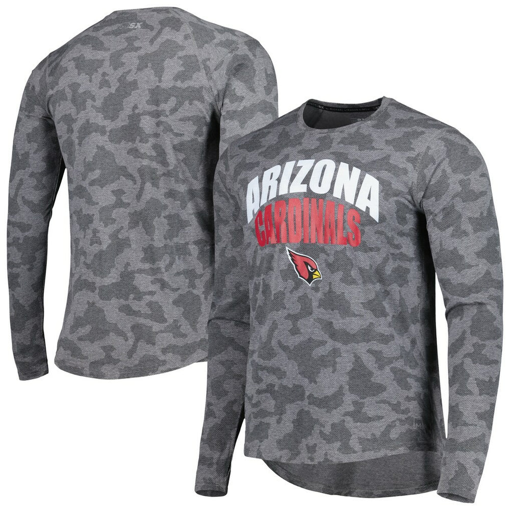 Arizona Cardinals MSX by Michael Strahan Performance Camo Long Sleeve T-Shirt | NFL Outlet