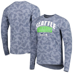 Seattle Seahawks MSX by Michael Strahan Performance Camo Long Sleeve T-Shirt | NFL Discount