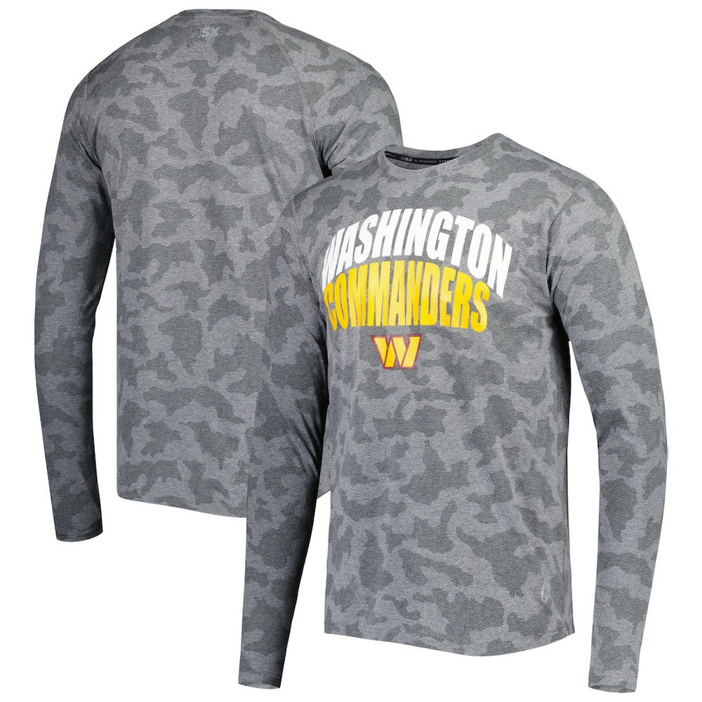 Washington Commanders MSX by Michael Strahan Performance Camo Long Sleeve T-Shirt | NFL Online