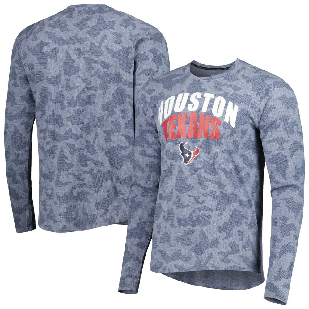 Houston Texans MSX by Michael Strahan Performance Camo Long Sleeve T-Shirt | NFL On sale