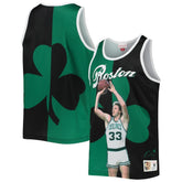Kelly Green/Black Larry Bird Boston Celtics Sublimated Player Tank Top | NBA