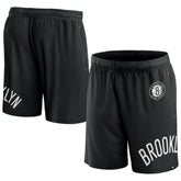 Black Brooklyn Nets Free Throw Mesh Shorts | NBA