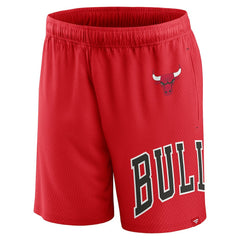 Red Chicago Bulls Free Throw Mesh Shorts | NBA