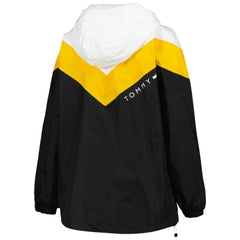 Pittsburgh Penguins Tommy Hilfiger Women's Staci Half-Zip Windbreaker Jacket - NHL Jackets