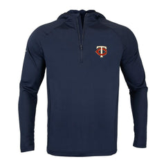 Minnesota Twins Levelwear Zander Insignia Core Quarter-Zip Pullover Hoodie - MLB Hoodies