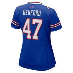 Buffalo Bills Christian Benford Women's Game Jersey | NFL Discount