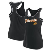 Black Phoenix Suns Women's Wordmark Logo Racerback Tank Top | NBA