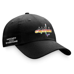 Washington Capitals Fanatics Team Logo Pride Adjustable Hat - NHL Hats