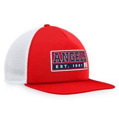 Los Angeles Angels Majestic Foam Trucker Snapback Hat - MLB Hats