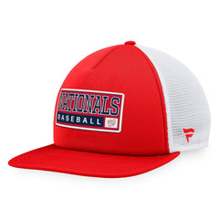 Washington Nationals Majestic Foam Trucker Snapback Hat - MLB Hats