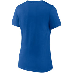 Royal Philadelphia 76ers Women's Hometown Collection Broad Street Ballers V-Neck T-Shirt | NBA