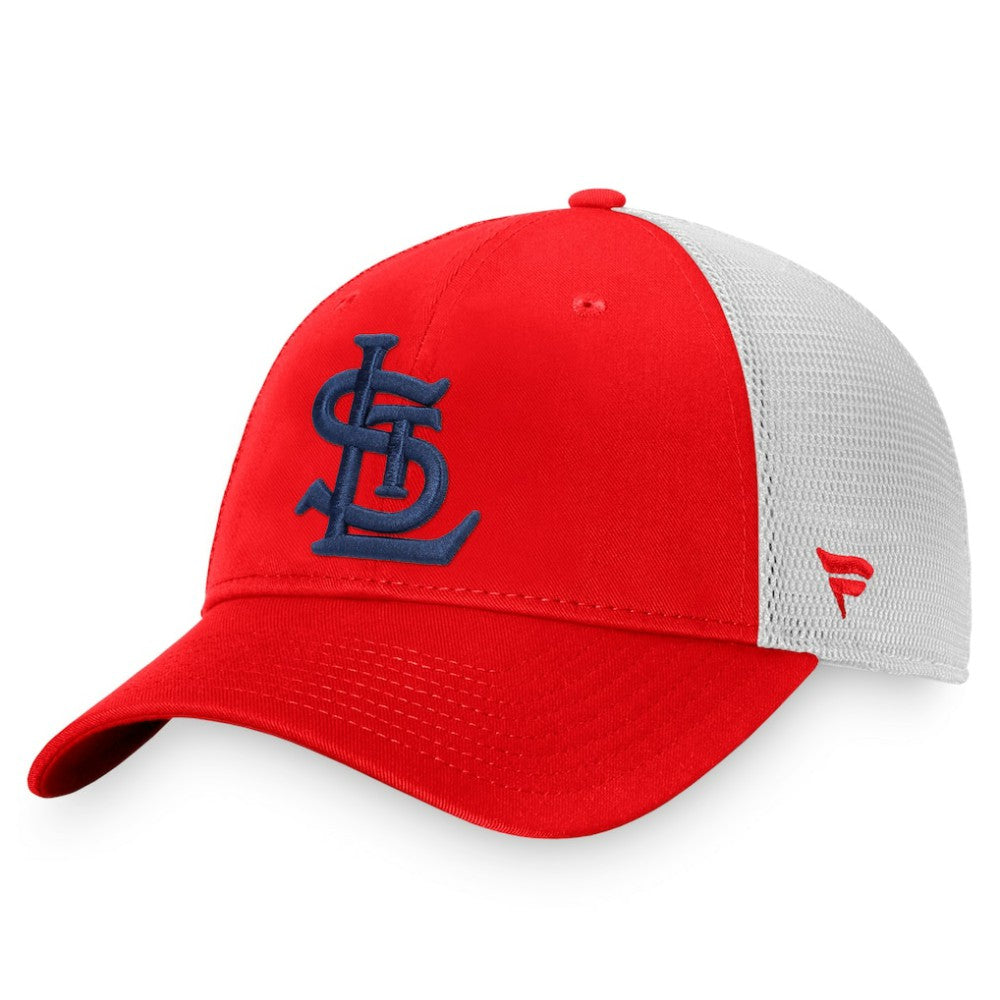 St. Louis Cardinals Fanatics Cooperstown Collection Core Trucker Snapback Hat - MLB Hats