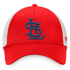 St. Louis Cardinals Fanatics Cooperstown Collection Core Trucker Snapback Hat - MLB Hats