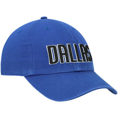 Royal Dallas Mavericks '47 Clean Up Wordmark Adjustable Hat sale | NBA