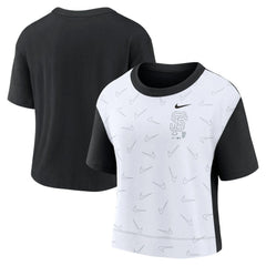 San Francisco Giants Nike Women's Line Up High Hip Fashion T-Shirt - MLB T-shirts