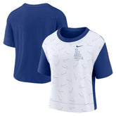 Los Angeles Dodgers Nike Women's Line Up High Hip Fashion T-Shirt - MLB T-shirts