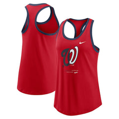 Washington Nationals Nike Women's Tech Tri-Blend Tank Top - MLB Tanks