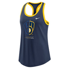 Milwaukee Brewers Nike Women's Tech Tri-Blend Tank Top - MLB Tanks