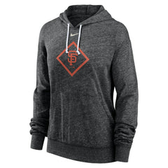San Francisco Giants Nike Women's Diamond Icon Gym Vintage Lightweight Hooded Top - MLB Tops
