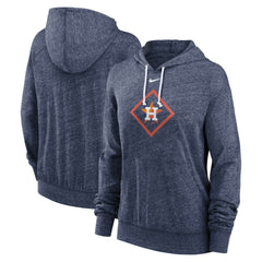 Houston Astros Nike Women's Diamond Icon Gym Vintage Lightweight Hooded Top - MLB Tops