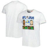 Los Angeles Rams Aaron Donald & Cooper Kupp Homage Unisex NFL Jam Tri-Blend T-Shirt | NFL New