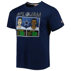 Dallas Cowboys Troy Aikman & Michael Irvin Homage Unisex NFL Jam Retired Tri-Blend T-Shirt | NFL Sale