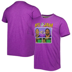 Baltimore Ravens Ray Lewis & Ed Reed Homage Unisex NFL Jam Retired Tri-Blend T-Shirt | NFL Sale