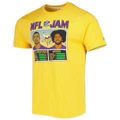 Minnesota Vikings Randy Moss & Daunte Culpepper Homage Unisex NFL Jam Retired Tri-Blend T-Shirt | NFL Discount