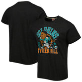 Miami Dolphins Tyreek Hill Homage Unisex Caricature Player Tri-Blend T-Shirt | NFL Sale
