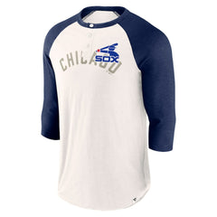 Chicago White Sox Fanatics Backdoor Slider Raglan 3/4-Sleeve T-Shirt - MLB T-shirts