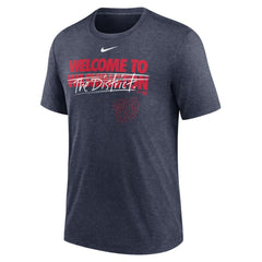 Washington Nationals Nike Home Spin Tri-Blend T-Shirt - MLB T-shirts