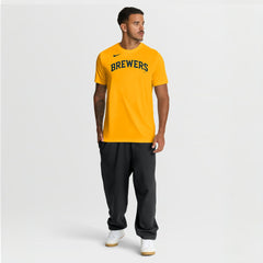 Milwaukee Brewers Nike New Legend Wordmark Dri-FIT T-Shirt - MLB T-shirts