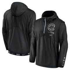 Chicago Cubs Nike Authentic Night Game Performance Half-Zip Windbreaker - MLB Windbreaker