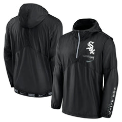 Chicago White Sox Nike Authentic Night Game Performance Half-Zip Windbreaker - MLB Windbreaker