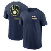 Milwaukee Brewers Nike Over the Shoulder T-Shirt - MLB T-shirts