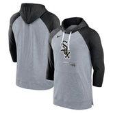 Chicago White Sox Nike Baseball Raglan 3/4-Sleeve Pullover Hoodie - MLB Hoodies